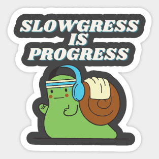Slowgress - Gym Snail Sticker